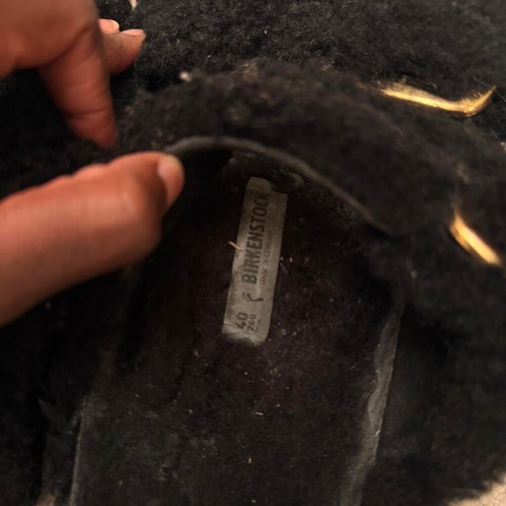 Birkenstock Women's Black Slides - Picture 2 of 3